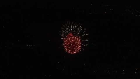 Fireworks Display 13 Seconds Stock Footage 279857967