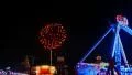 Fireworks Display and Rides In Motion 4k or 4k+ Resolution