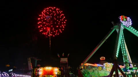 Fireworks Display Celebration Stock Footage 51844280