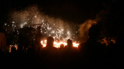 Fireworks display Video stock 269431