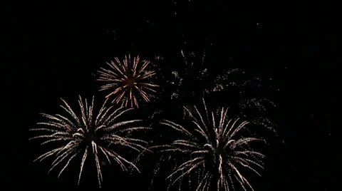 Fireworks Display Stock Footage 10733964
