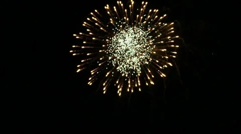 Fireworks Display Stock Footage 10733991