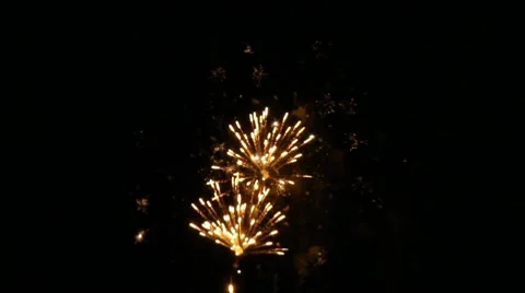 Fireworks Display Stock Footage 10733992