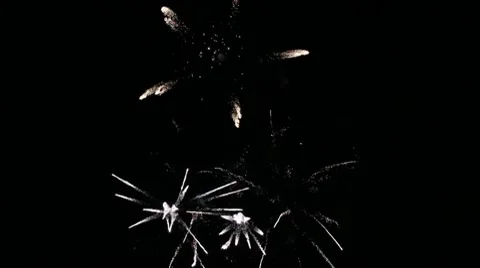 Fireworks Display Stock Footage 10733993