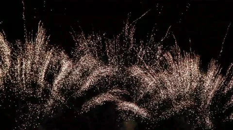 Fireworks Display Stock Footage 10734015