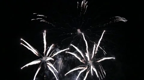 Fireworks Display Stock Footage 10734026
