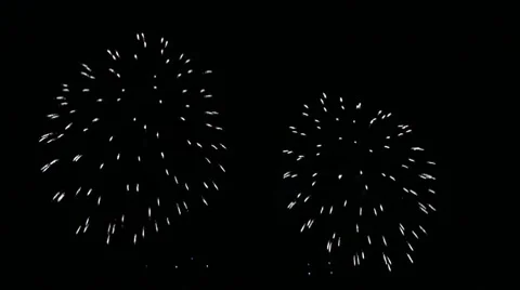 Fireworks Display Stock Footage 10734045