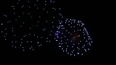 Fireworks Display Stock Footage 10734048