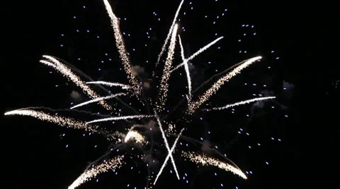 Fireworks Display Stock Footage 10734052