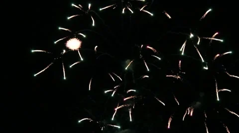 Fireworks Display Stock Footage 10734068