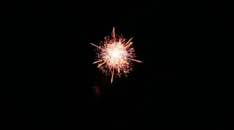 Fireworks Display Stock Footage 10734088