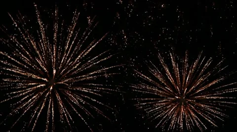 Fireworks Display Stock Footage 10734159