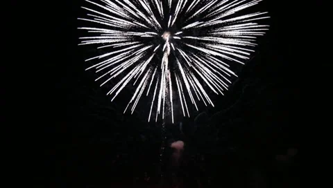 Fireworks Display Stock Footage 10734178