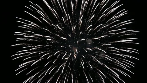 Fireworks Display Stock Footage 10734184