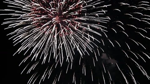Fireworks Display Stock Footage 10734190