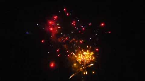 Fireworks Display Stock Footage 11451721