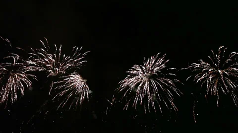 Fireworks display Stock Footage 33641976