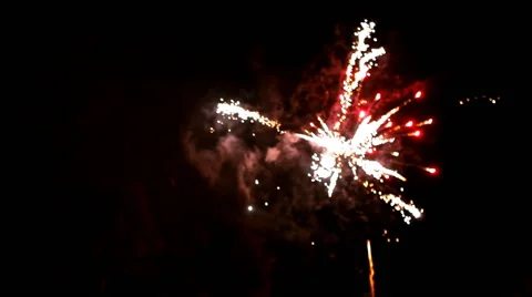 Fireworks display Stock Footage 49366109