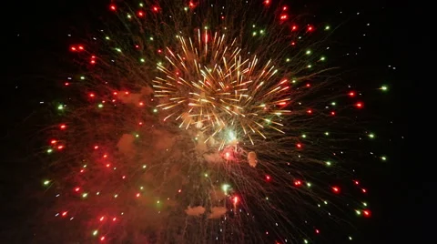 Fireworks Display Stock Footage 51848671