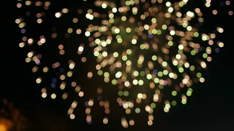 Fireworks display Stock Footage 51987463