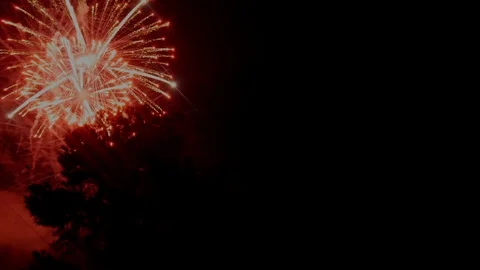 Fireworks display Stock Footage 124935609