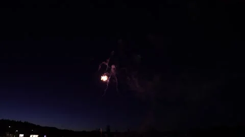 A Fireworks display. Vídeos de archivo 200108663