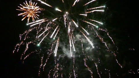Fireworks Display Stock Footage 240532243
