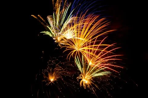 Fireworks display Stock Photos