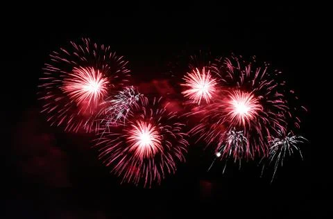 Fireworks display Stock Photos