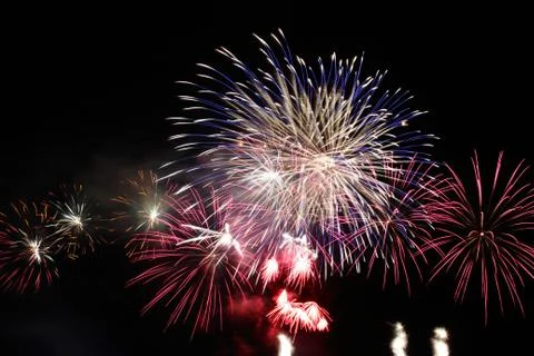 Fireworks display Stock Photos