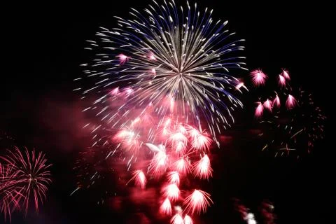 Fireworks display Stock Photos