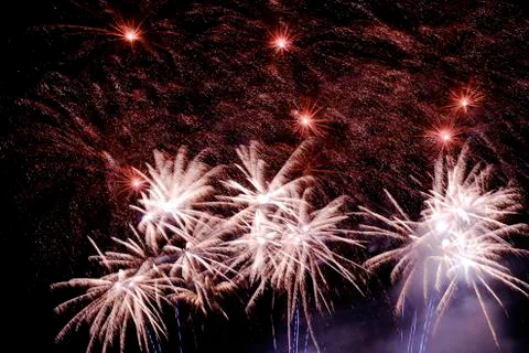Fireworks display Stock Photos