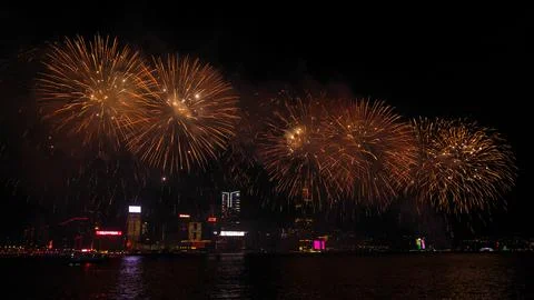 Fireworks display Stock Photos