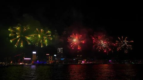Fireworks display Stock Photos