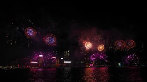 Fireworks display Stock Photos