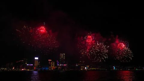 Fireworks display Stock Photos