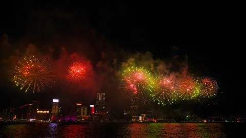 Fireworks display Stock Photos