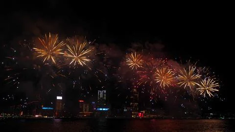 Fireworks display Stock Photos