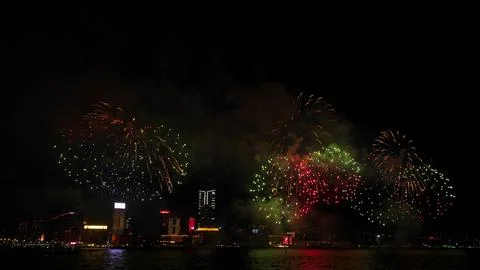 Fireworks display Stock Photos