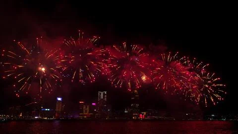 Fireworks display Stock Photos