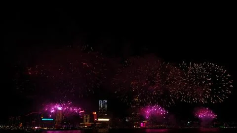 Fireworks display Stock Photos