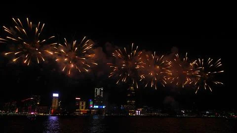 Fireworks display Stock Photos