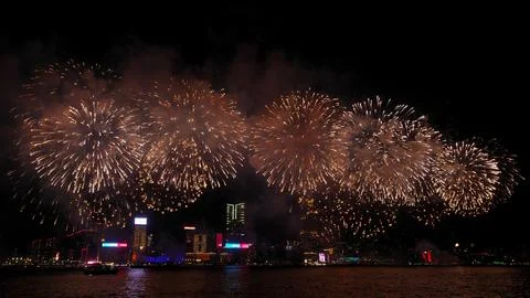 Fireworks display Stock Photos