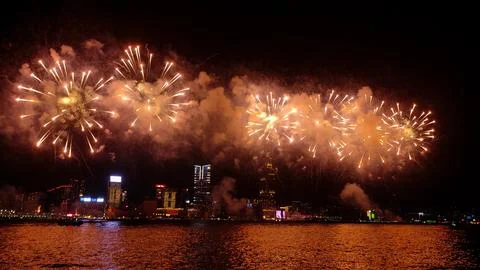 Fireworks display Stock Photos