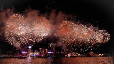 Fireworks display Stock Photos