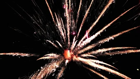 Fireworks Display seamless Loop 4K Stock Footage 98736135