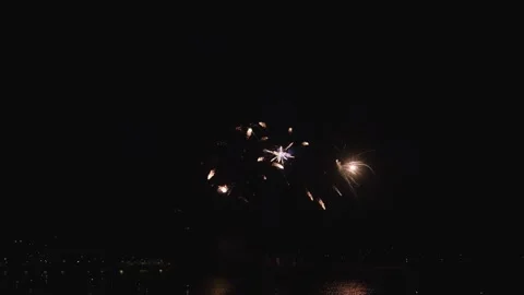 Fireworks Display, Smart Pyrotechnics, British Firework Championships, Plymouth Video stock 282063402