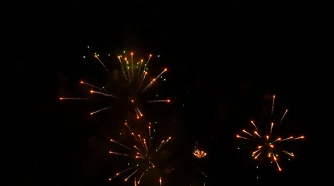 Fireworks display, Sydney 4k Stock Footage 42846944