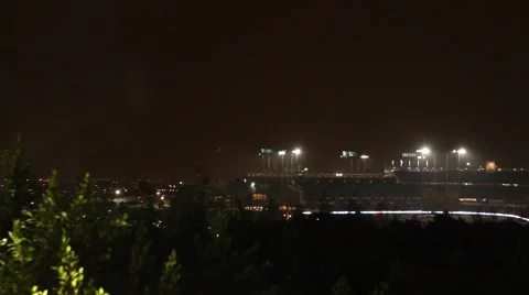 Fireworks Dodger Stadium Stock Footage 41476957