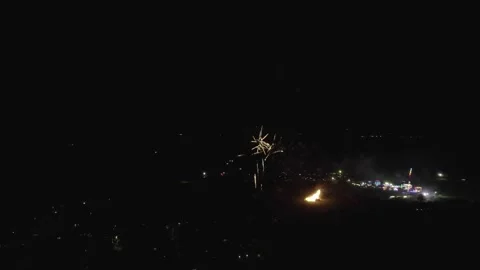 Fireworks drone Video stock 224498983